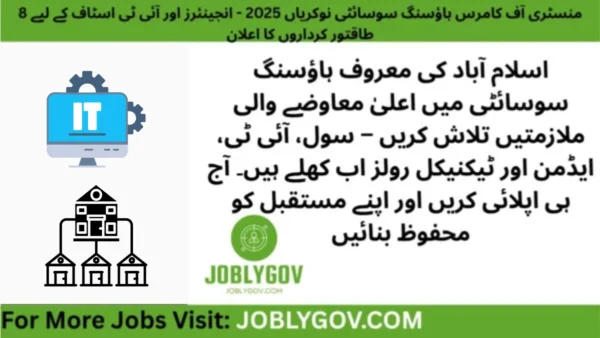 Ministry of Commerce Employee Cooperative Housing Society Jobs 2025 Islamabad – Apply for Civil Engineer, Surveyor, IT Assistant