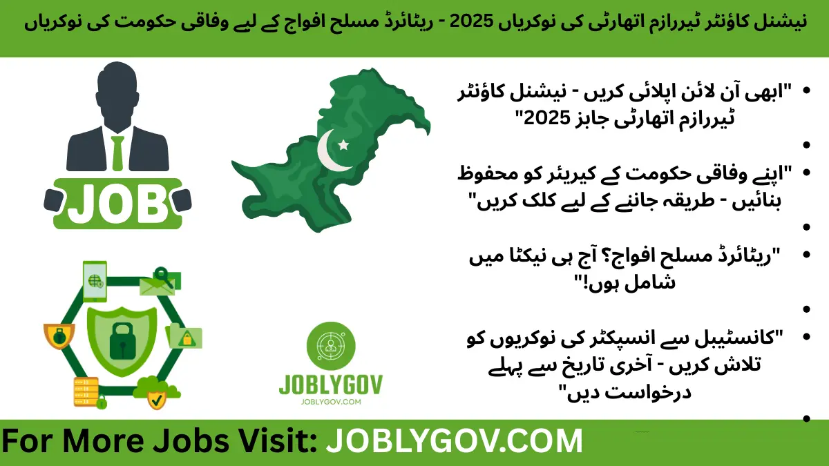 Retired Armed Forces personnel applying for National Counter Terrorism Authority (NACTA) Jobs 2025 in Islamabad, Pakistan