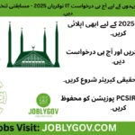 Pakistan Council of Scientific & Industrial Research PCSIR Jobs 2025 Full-Time Scientific and IT Positions in Islamabad – Apply Now