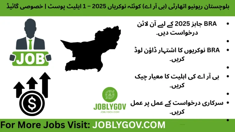 BRA Jobs 2025 – Latest Balochistan Revenue Authority Vacancies Apply Online
